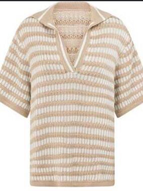 SABO knit short sleeve shirt / tunic size 8